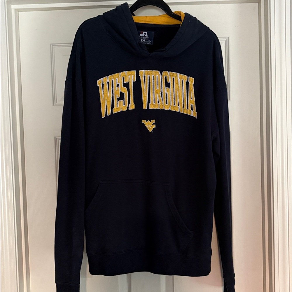 West Virginia Hoodie in Blue and Gold